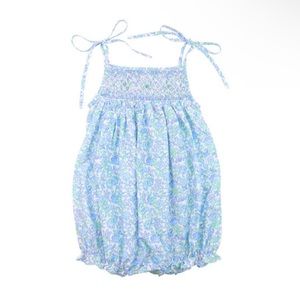 COPY - Cecil & Lou Smocked Floral Bubble 3T